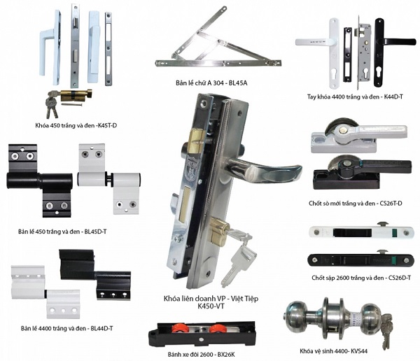 phụ kiện cửa nhôm kính chính hãng TP.HCM